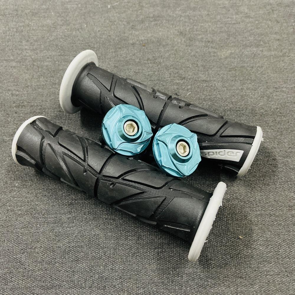 [MÀU TRẮNG] Bao tay nắm SPIDER mẫu không gù màu trắng và gù NHÔM mẫu lóc xoáy [MÀU XANH LỤC BẢO]