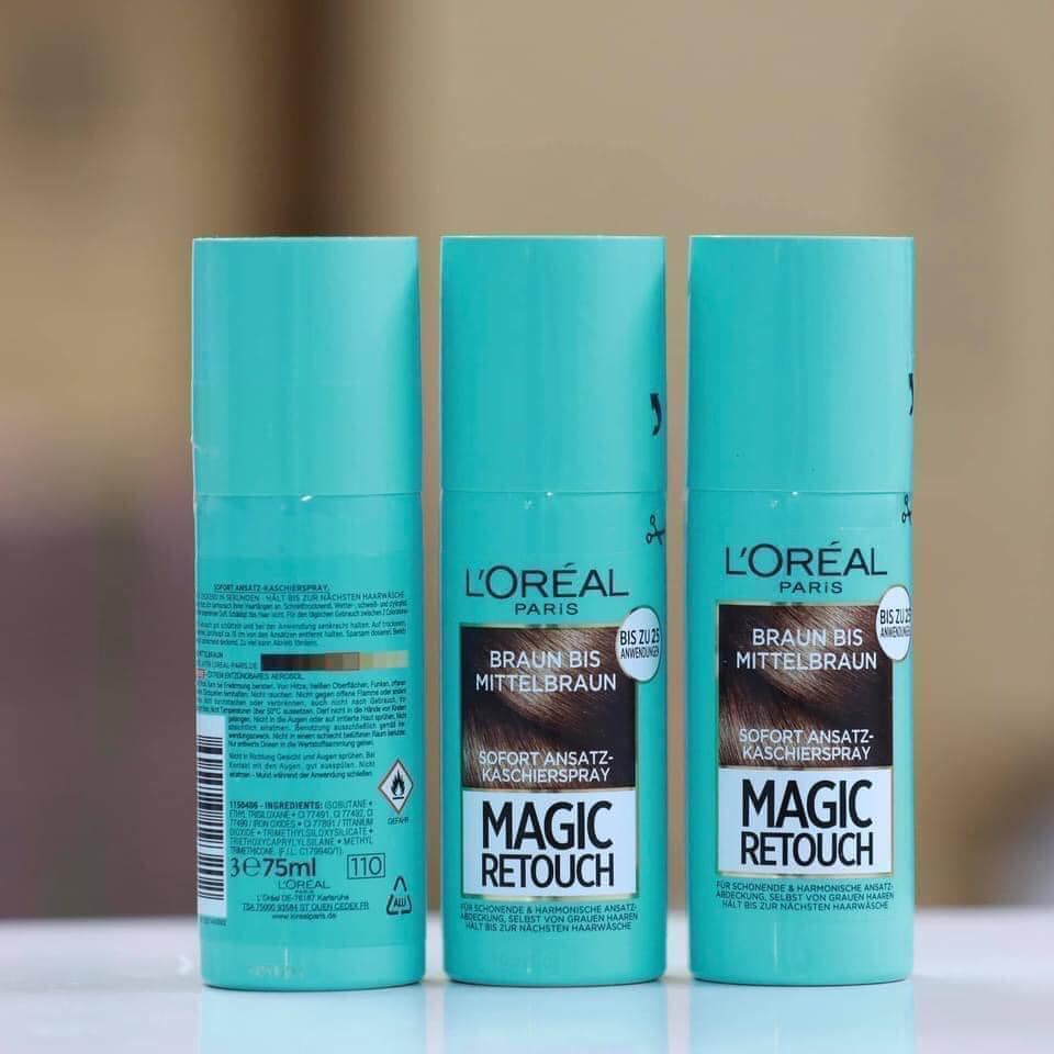 Hàng Đức Xịt NHUỘM TÓC PHỦ BẠC LOreal Paris Magic Retouch