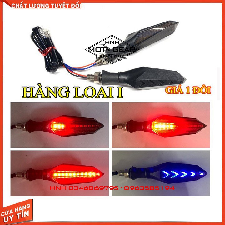 Xi nhan xe máy led l17 3 dây kiểu spirit beast