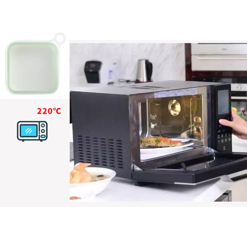 Q1ja Bento Hộp Bánh Sandwich Bánh Mì Nướng Cho Trường Hợp Silicone Leakproof Mềm Kín Hộp Ăn Trưa Cho Trẻ Em Văn Phòng Trường