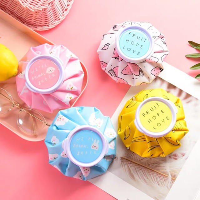 [Hoàn Tiền 10%] Túi chườm nóng lạnh giữ ấm mini hình tròn - Túi sưởi - Túi giữ ấm - Túi chườm nóng - Túi chườm lạnh BH682