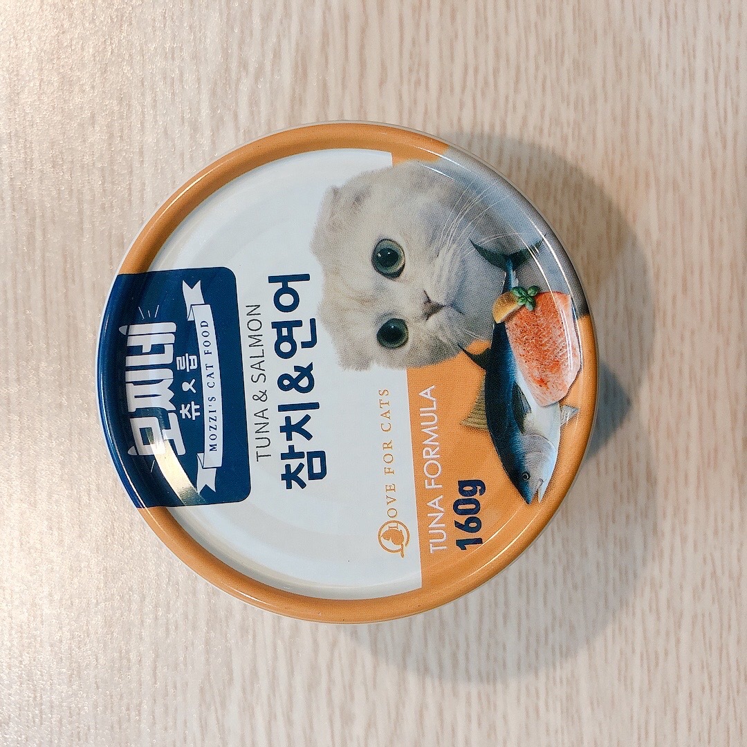 Thịt hộp cho mèo Mozzi's Cat Food Churup Tuna & Salmon Hàn Quốc 160gr / Thịt hộp cho mèo Mozzi's 160gr / Thịt hộp cho mèo Mozzi's trên 3 tháng tuổi / Thịt hộp cho mèo Mozzi's / Thức Ăn Cho Mèo Pate Mozzi 160gr Nhập Khẩu Hàn Quốc | Thịt Hộp Dạn Lon Mozzi's