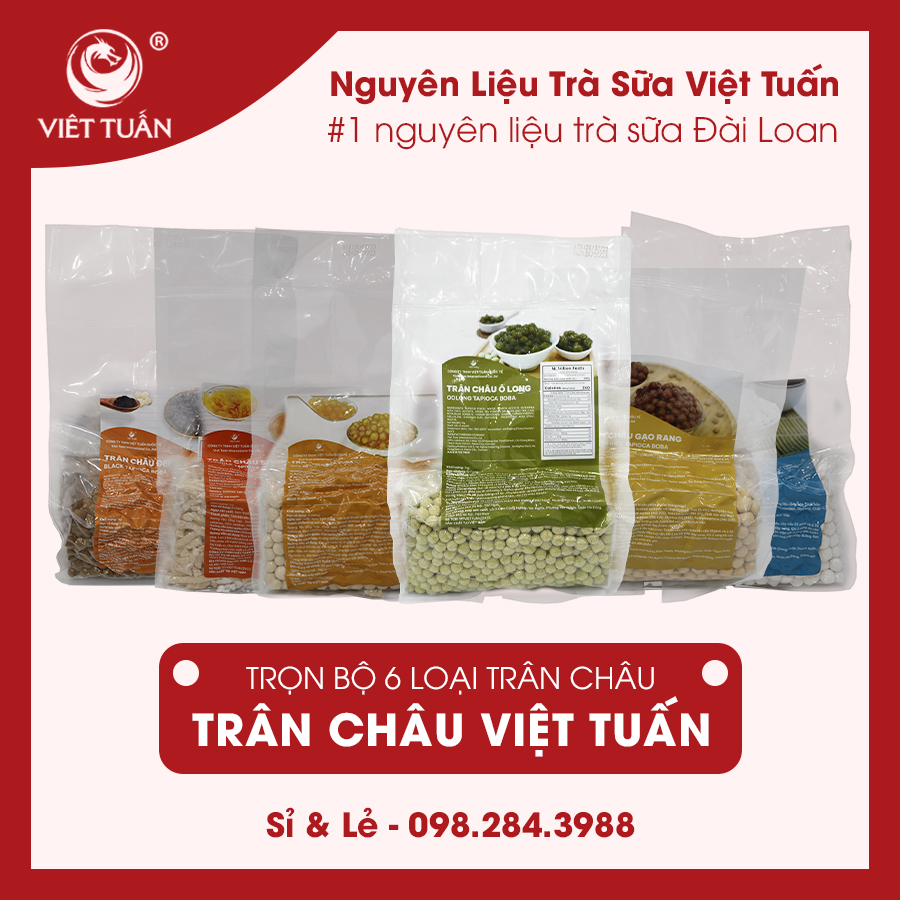 Các Loại Hạt Trân châu - Tapioca Boba Việt Tuấn