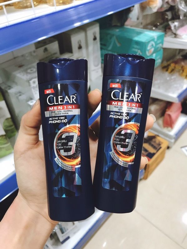 [HCM]dầu gội Clear Men Tắm Gội 3 trong 1