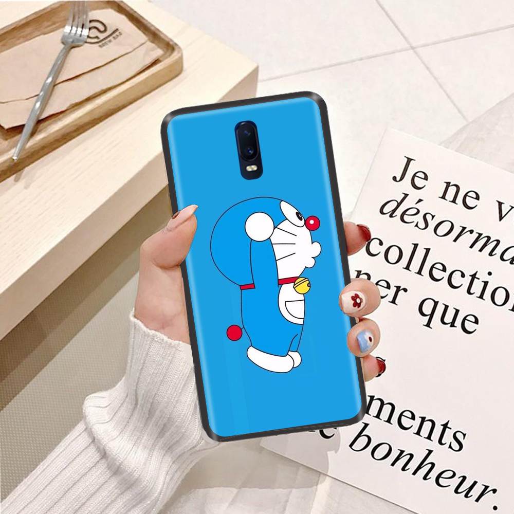 Ốp lưng điện thoại Oppo Realme 1 / Realme 2 / Realme 2 Pro / Realme 3 / R17 viền dẻo TPU BST Doremon Nhảy Múa