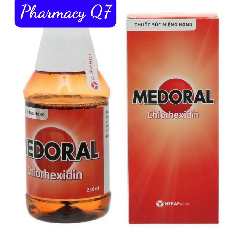 ✅chai lớn mẫu mới medoral nước súc miệng họng 250ml