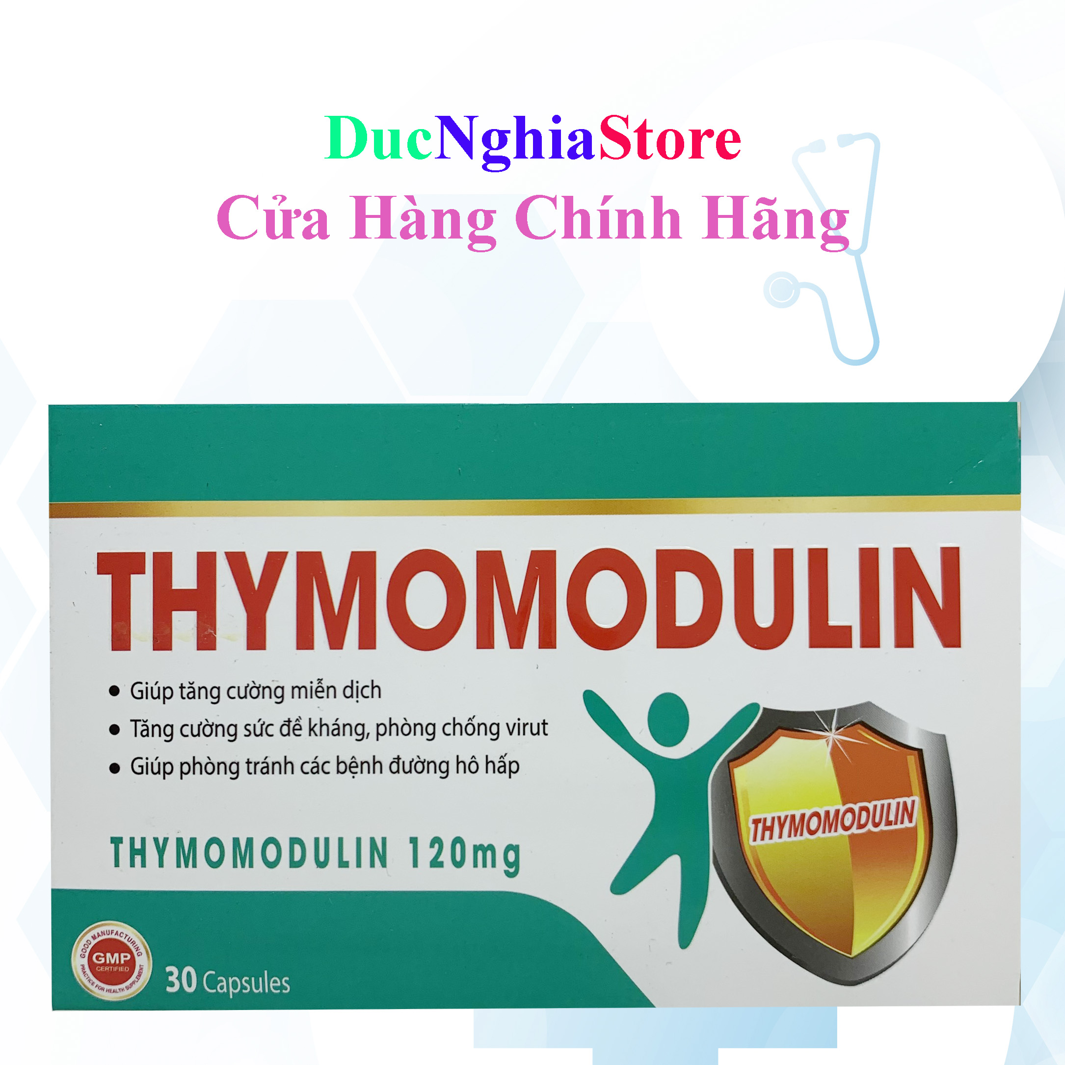Viên uống tăng đề kháng Thymomodulin 120mg tăng cường miễn dịch