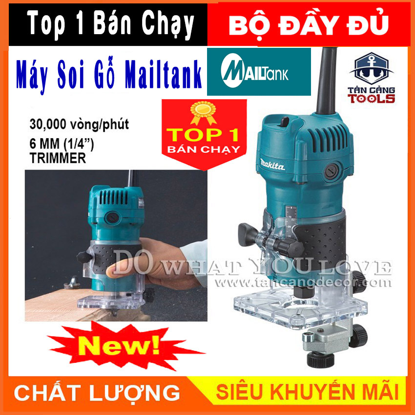 Máy soi gỗ Mailtank MT3709A - máy phay gỗ - máy phay mộng gỗ - Bộ sản phẩm cao cấp tiện lợi và an toàn cho người sử dụng