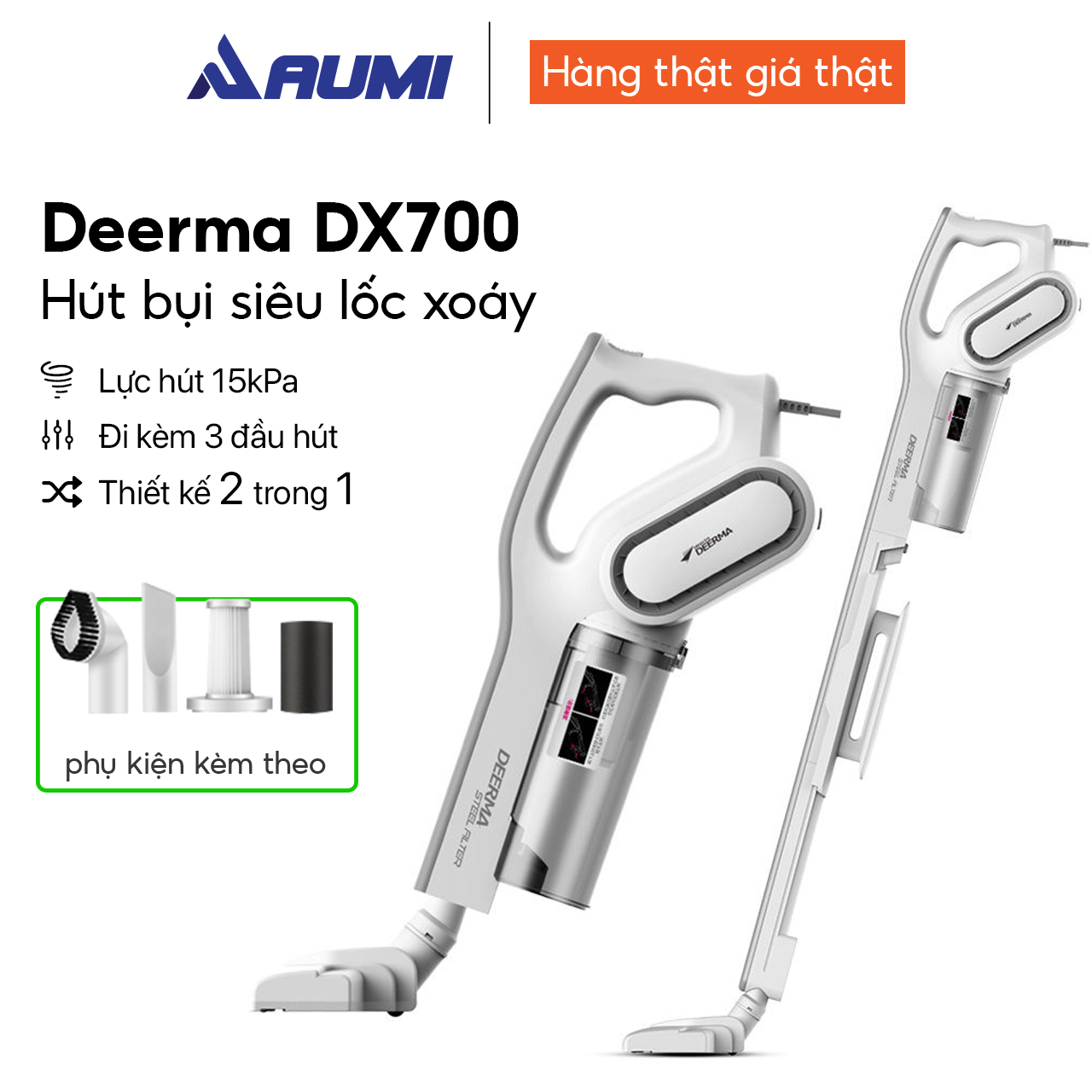 Máy Hút Bụi Cầm Tay Deerma DX700