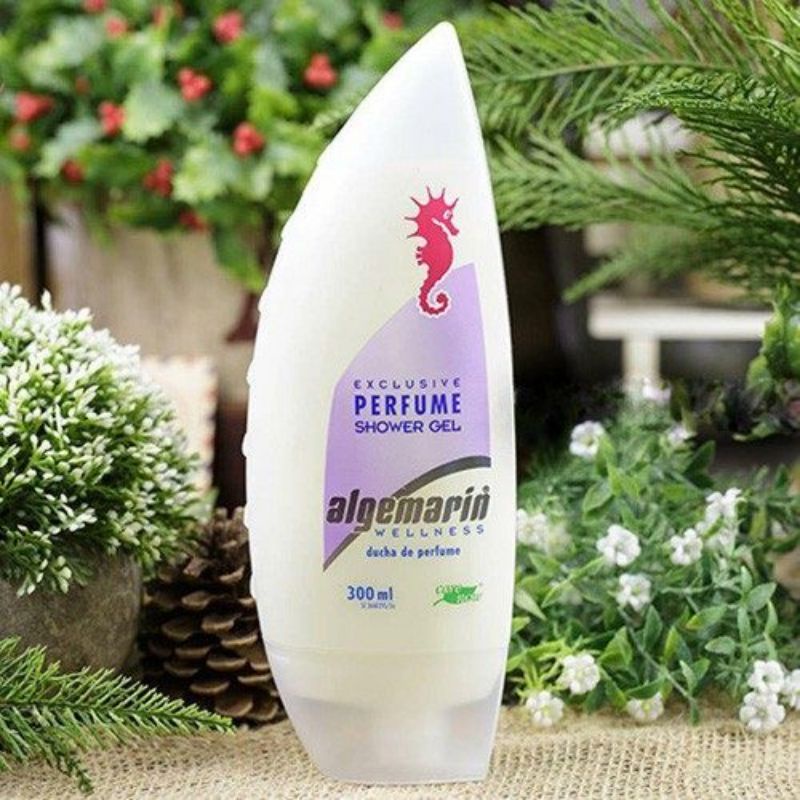 Sữa Tắm Cá ngựa Algemarin 300ml, Sữa tắm lưu hương cực lưu.