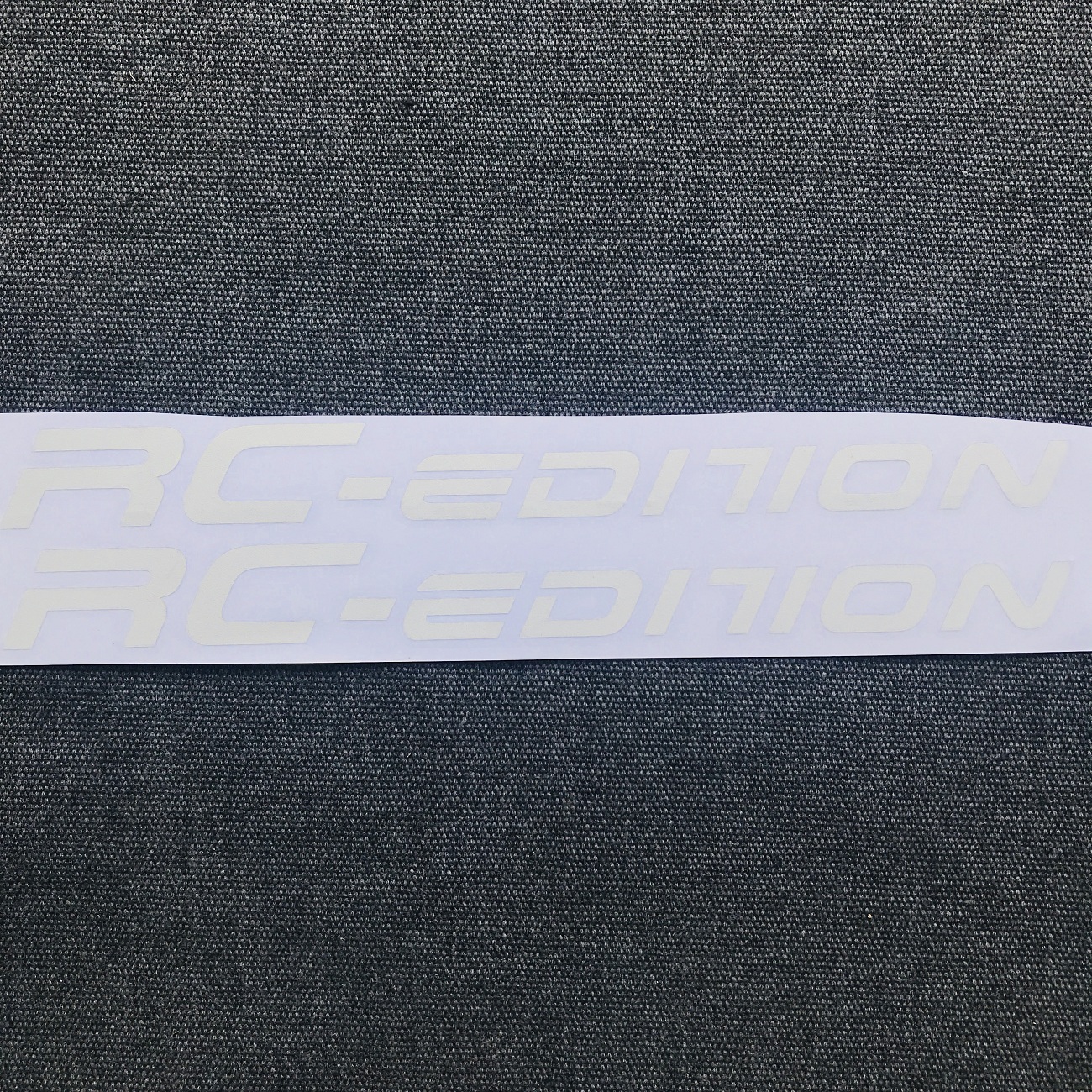 Tem dán phuộc xe máy RC EDITION trang trí xe máy siêu chất siêu cá tính (màu bạc)