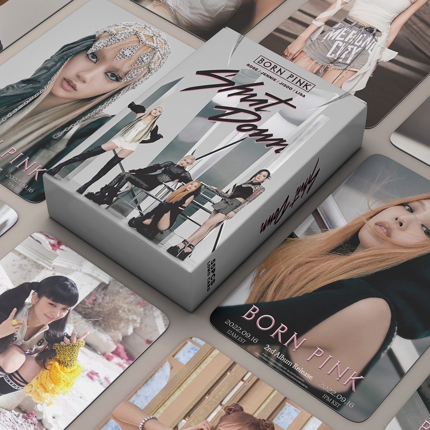 Bộ sưu tập shut down sự trở lại của blackpink album born pink venom 54 thẻ