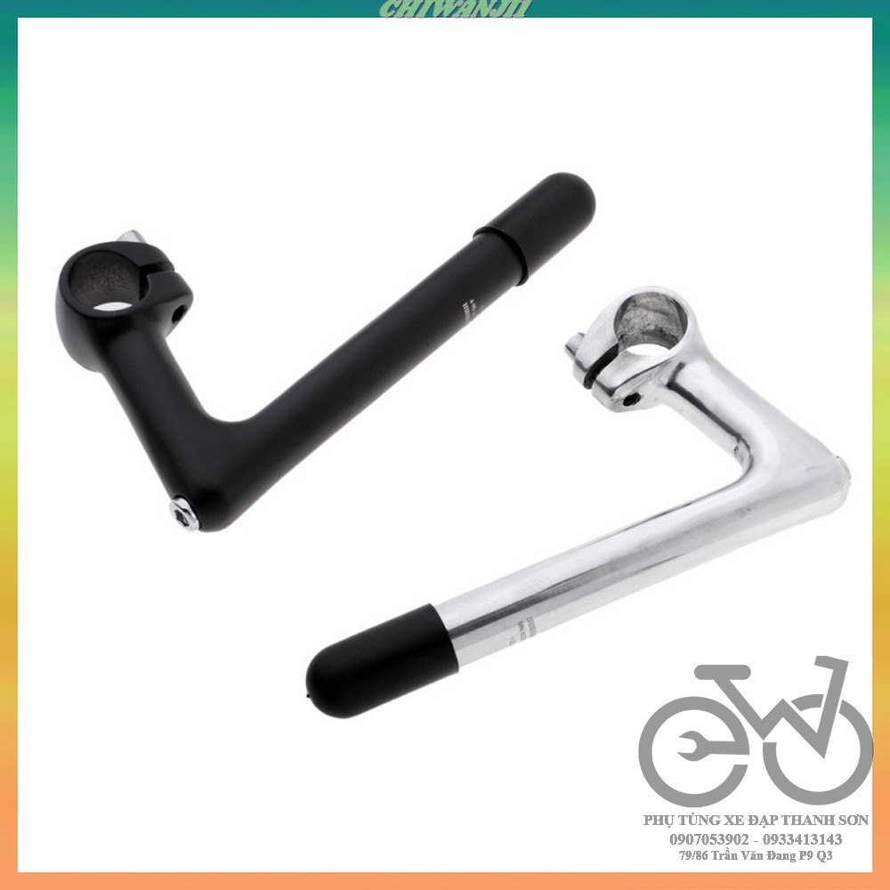 Pô Tăng Cổ Vặn Xe Đạp Cuộc 22.2 25.4mm chất liệu hợp kim nhôm, pô tăng xe đạp fixed gear