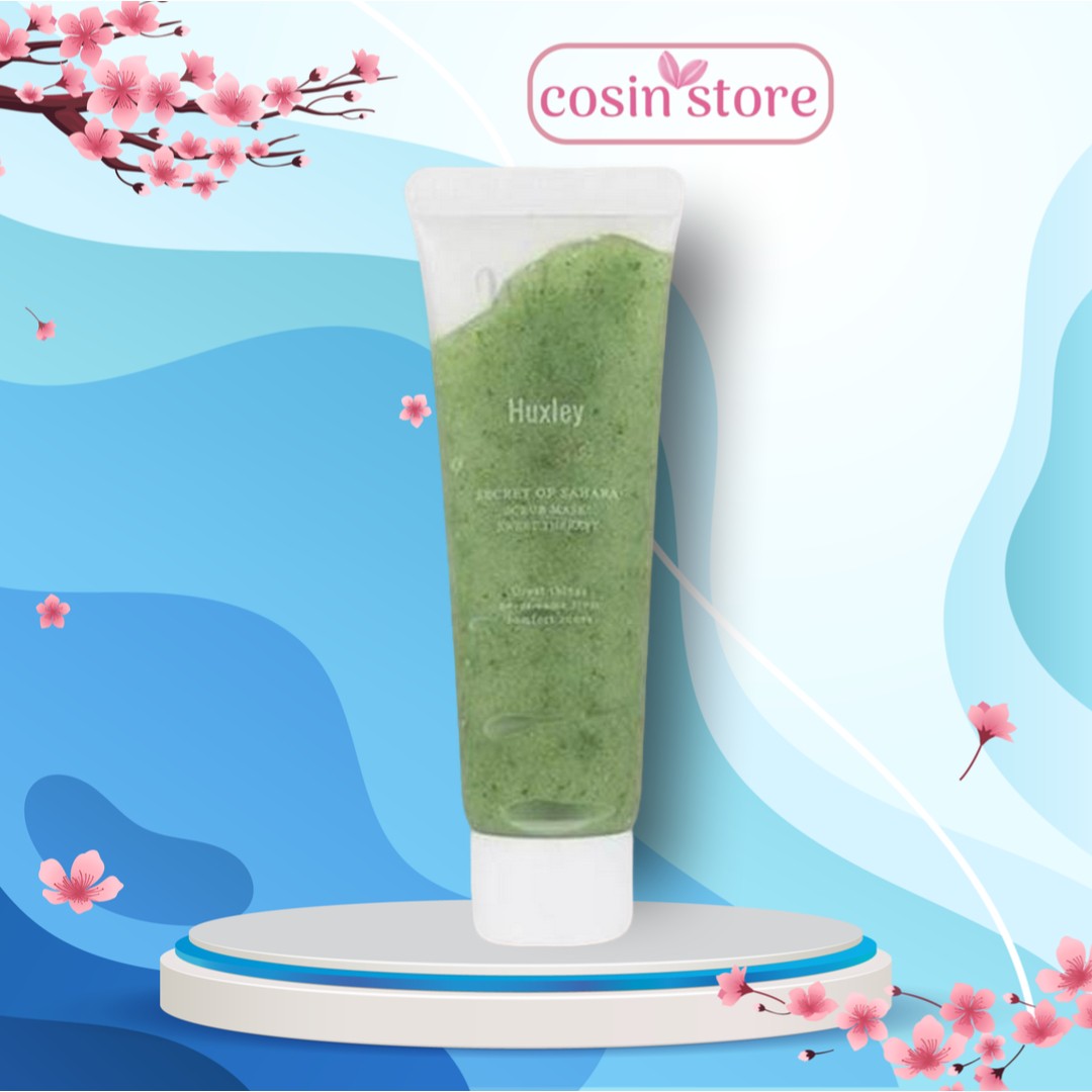 Mặt Nạ Tẩy Tế Bào Chết Huxley 30g shop Cosin Store Secret of Sahara Scrub Mask : Sweet Therapy của Hàng Quốc