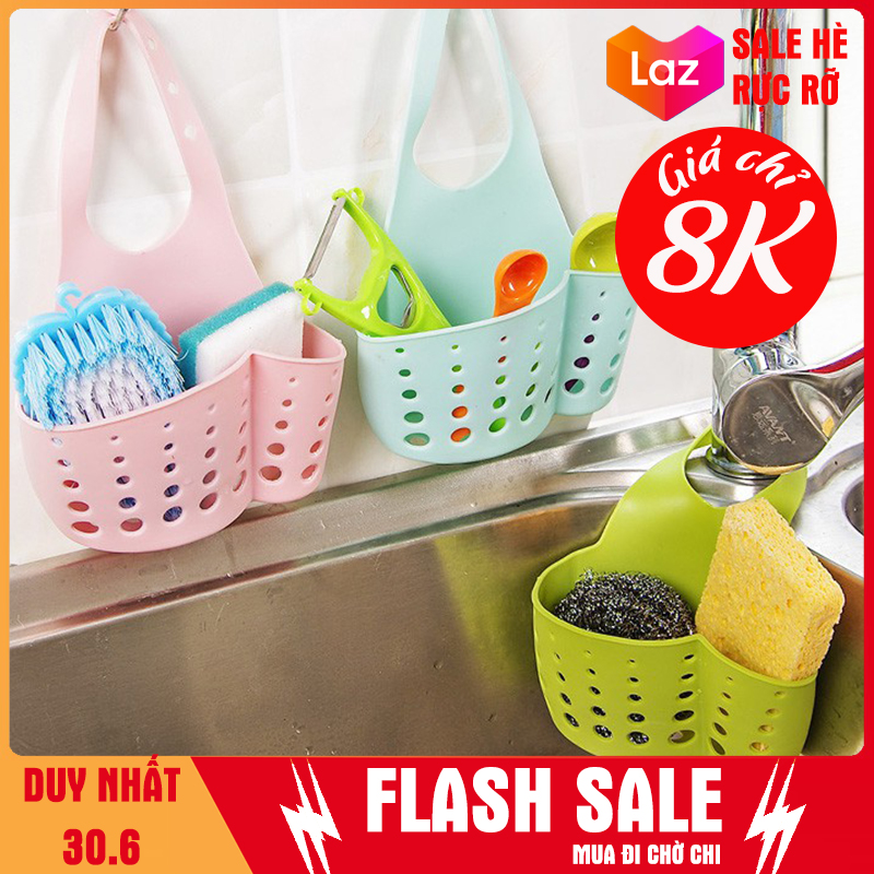 COMBO 2 giỏ nhựa dẻo đựng đồ ở bồn rửa bát, đồ dùng phòng bếp, giỏ nhựa cao cấp, đồ dùng gia đình, đồ dùng tiện ích, taphoatoanquoc