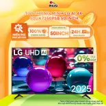 Tivi thông minh LG AI 4K 50 inch 50UA7350PSB - Hàng chính hãng, Mới 100% - MIỄN PHÍ GIAO LẮP HCM - [ HỖ TRỢ GIAO TỈNH ]