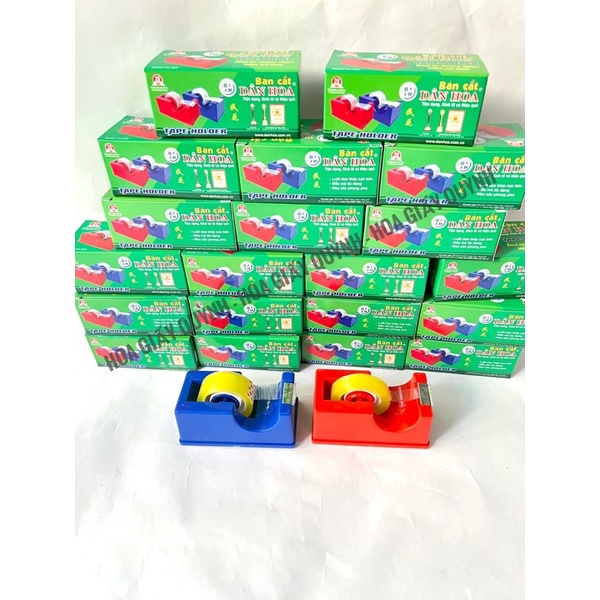 Bàn cắt băng keo DÂN HOA cắt băng keo nhỏ để bàn, băng keo văn phòng, sắc bén, chắc chắn