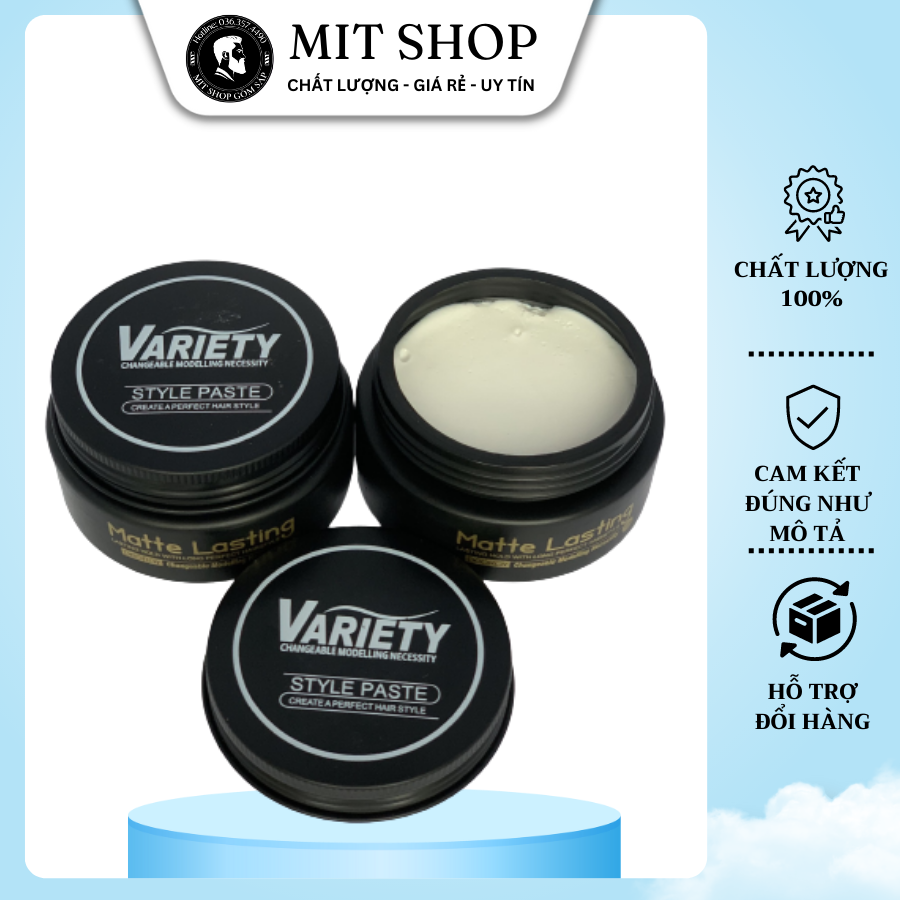 Sáp vuốt tóc variety matte lasting 100g