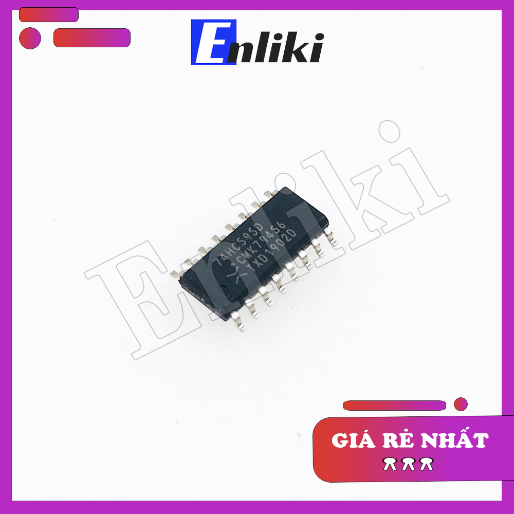 Ic 74hc595 16 chân dán 74hc595d sop16