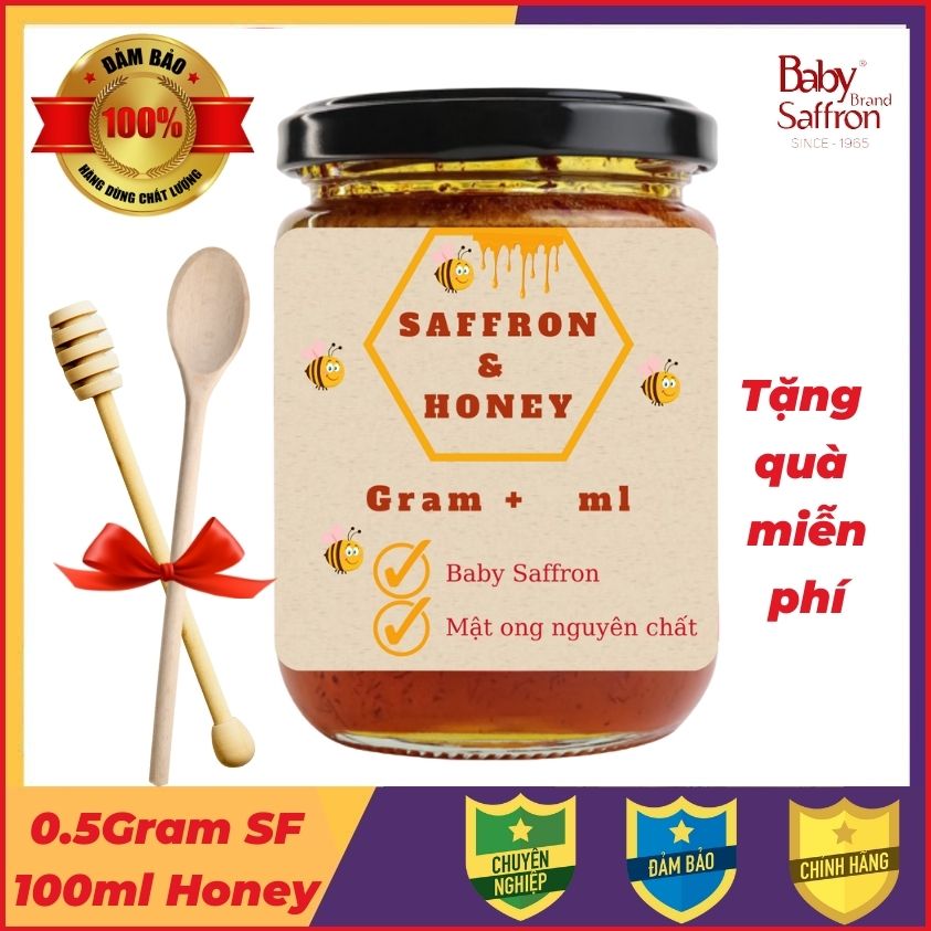 Saffron ngâm mật ong giúp ngủ ngon, sâu giấc