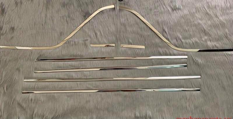 Nẹp Chân Kính Inox Xe Suzuki XL-7, Xl7 ,Ertiga 6 Chi Tiết Chất Liệu Inox 304 Sáng Bóng, Phụ Kiện Trang Trí Ngoại Thất Tuyệt Vời Cho Xe