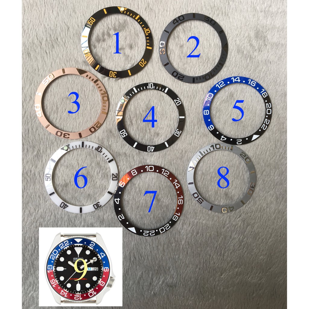 Bezel insert ceramic cho đồng hồ seiko skx007 skx009, sản phẩm có độ bền cao, chất lượng tốt, cam kết hàng nhận được giống mô tả