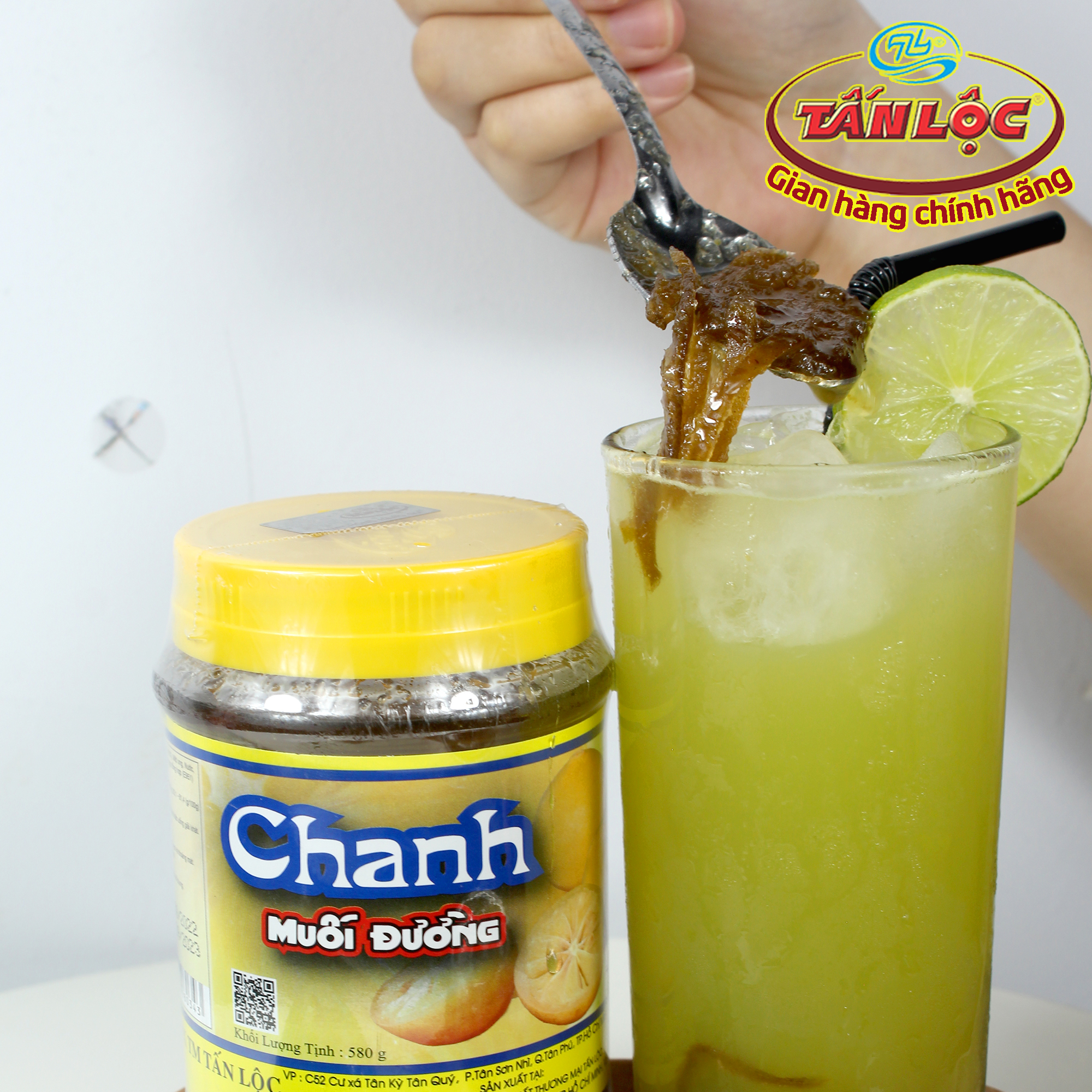 Chanh muối đường 900gr tấn lộc chua ngọt mặn thanh mát, bổ dưỡng cho sức khỏe