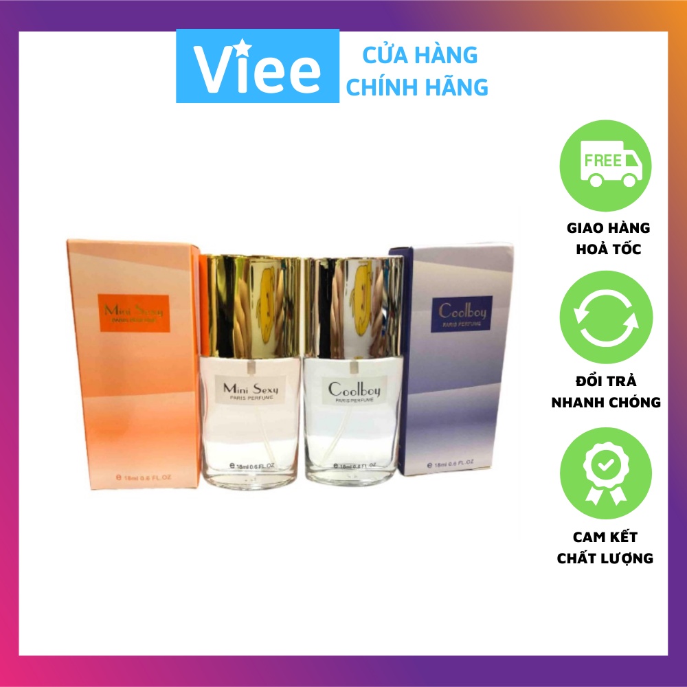 Nước hoa Mini Sexy, CoolBoy 18ml dành cho nam nữ