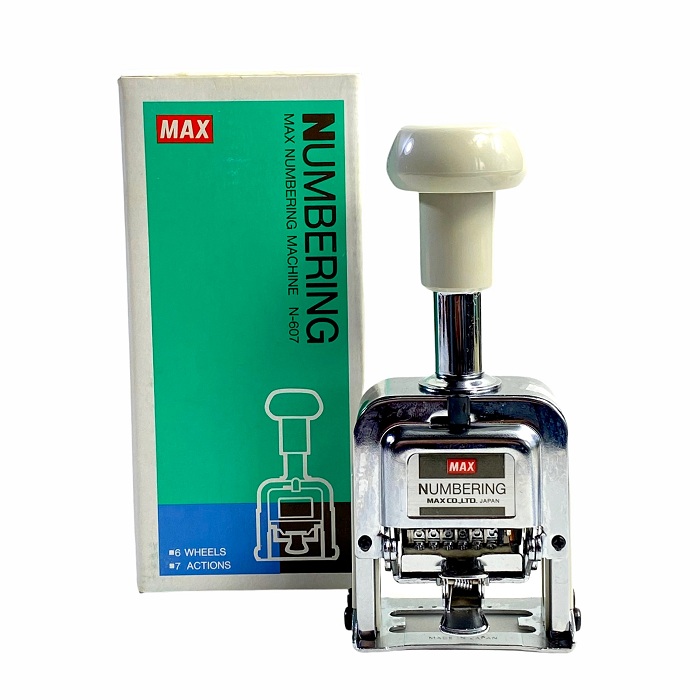Dấu nhảy 6 số max n607 - dấu nhảy - máy đóng số nhảy