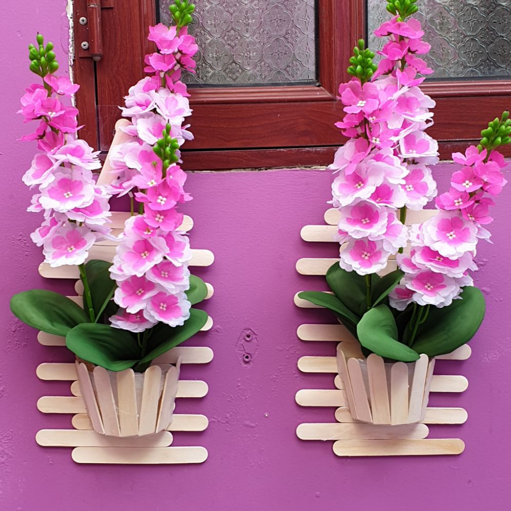 2 bộ làm hoa lan treo tường