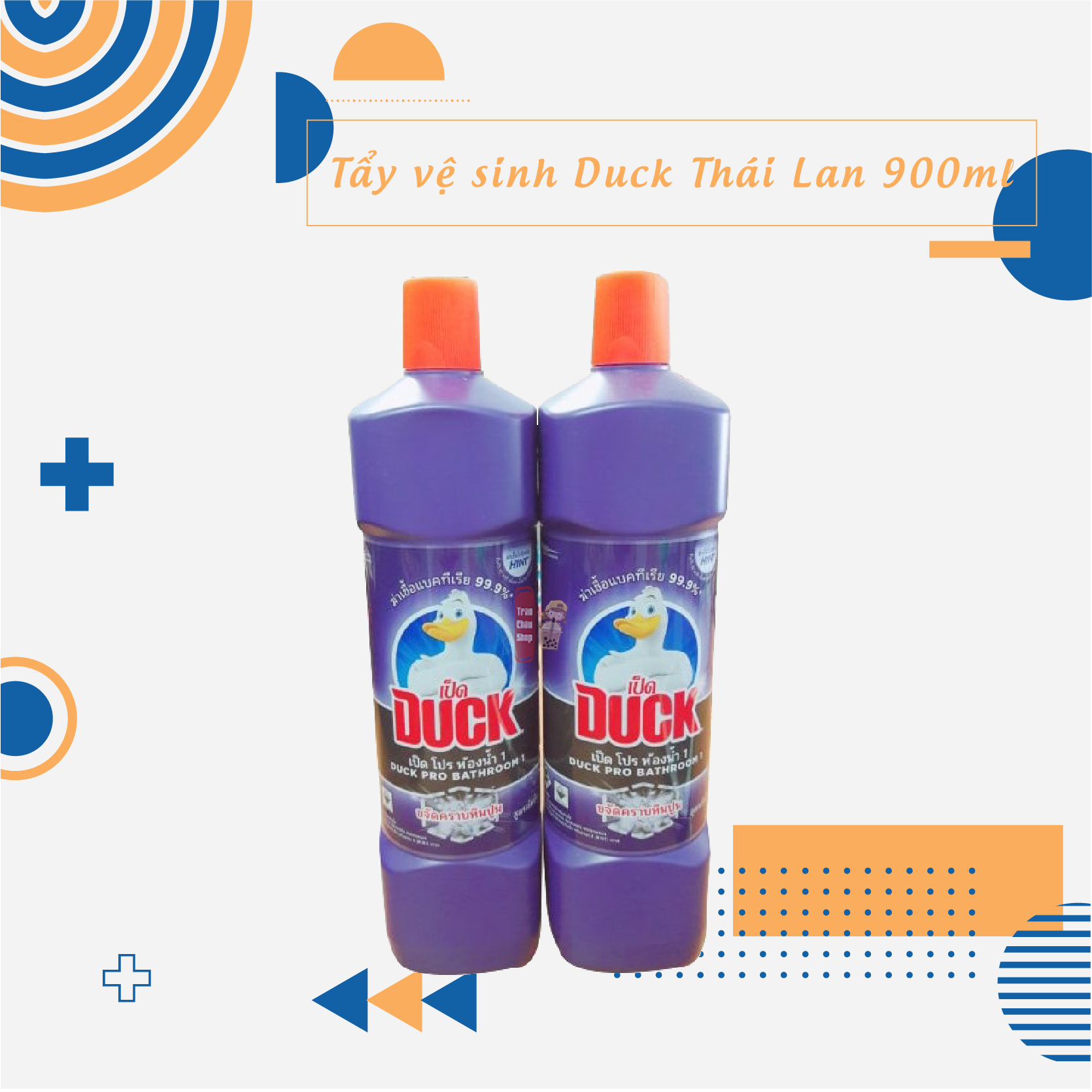 Tẩy vệ sinh nhà tắm con vịt Duck Thái Lan 900ml