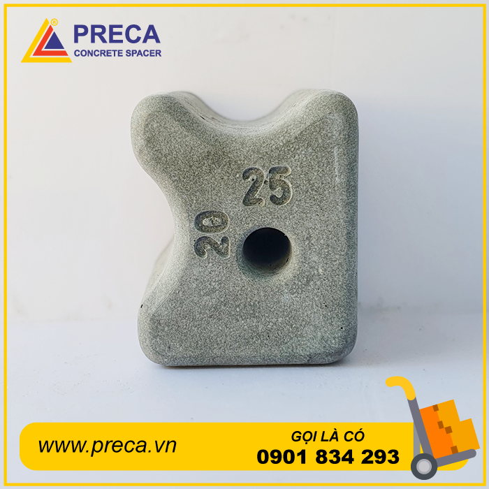 CỤC KÊ (CON KÊ) BÊ TÔNG CỘT, VÁCH KT 20/25mm MÁC CAO - SĐT 0901 834 293