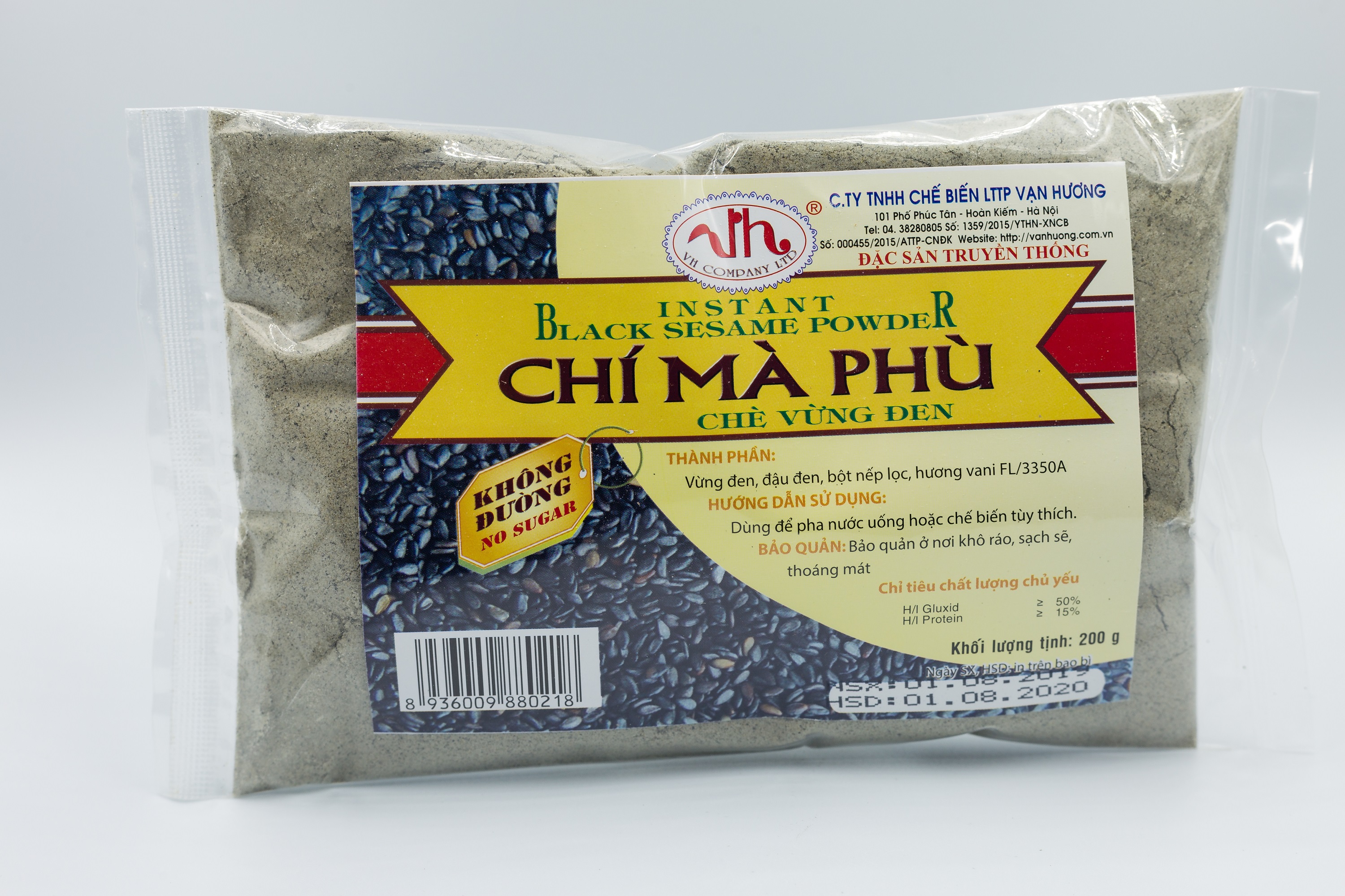 Chí Mà Phù Không Đường Vạn Hương 200g - Hương Vị Hà Thành