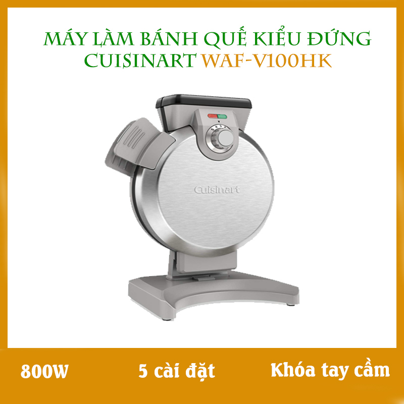 Cuisinart WAF vertical waffle maker-v100hk, 800W, 5 grill modes