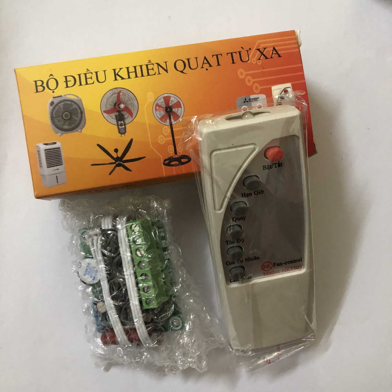 Bộ Mạch Điều Khiển Quạt Từ Xa Hàng Việt Nam chất lượng, dễ dàng lắp đặt. Tân Minh Phát