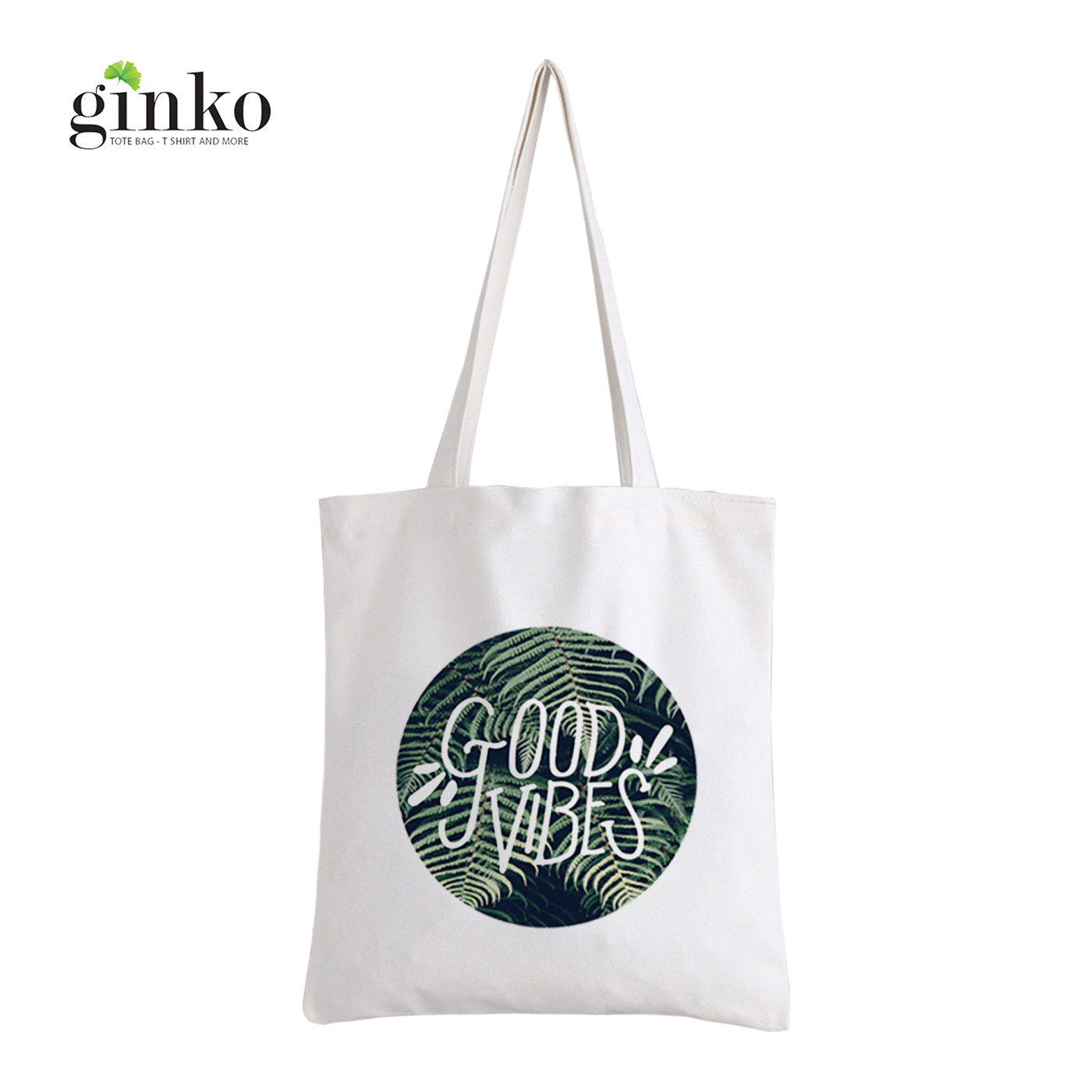 Bộ sưu tập túi vải tote GINKO dây kéo phong cách Hàn Quốc đi chơi đi học dễ phối đồ (Nhiều Mẫu)