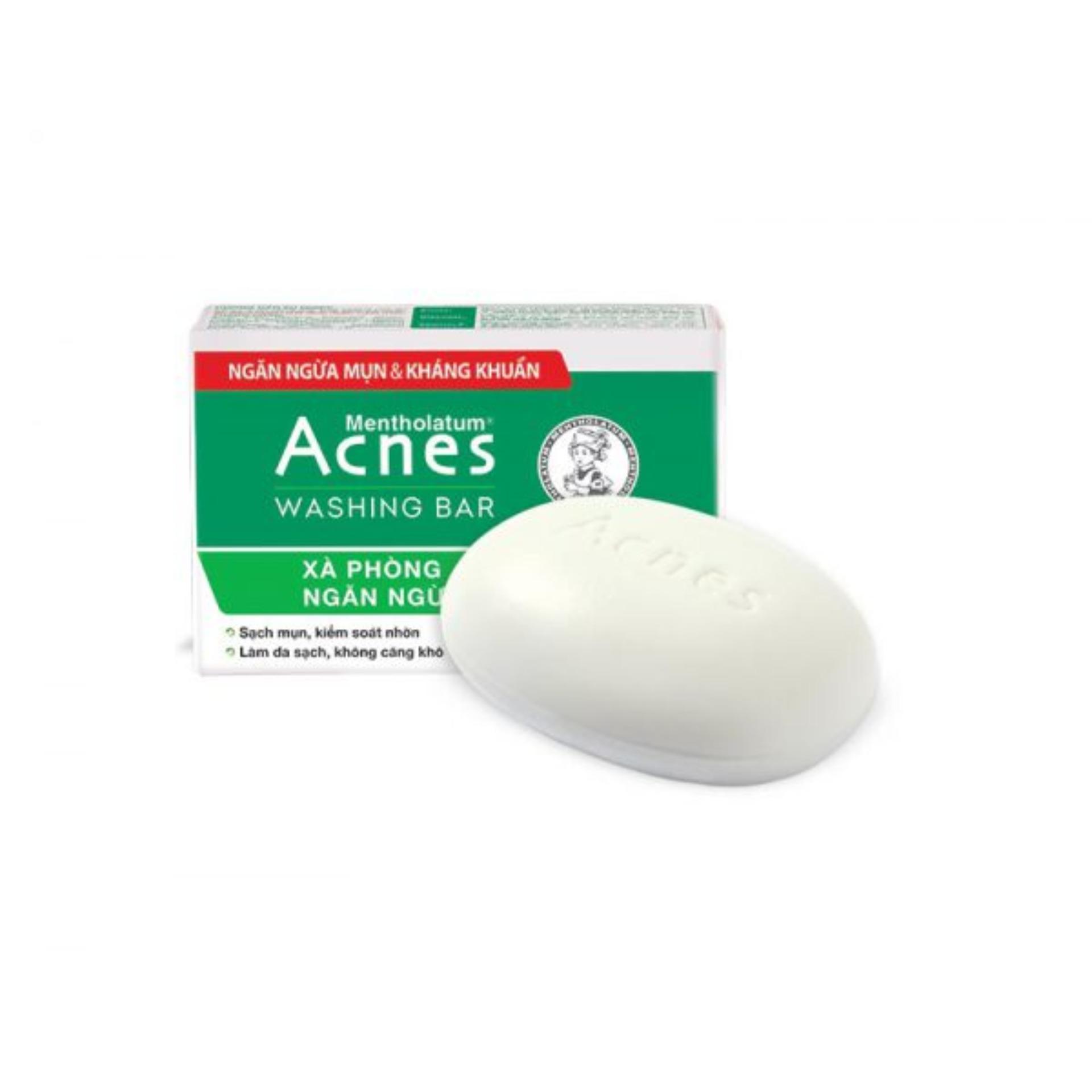 Xà Phòng Kháng Khuẩn Và Ngăn Ngừa Mụn Acnes - Acnes Washing Bar 75g