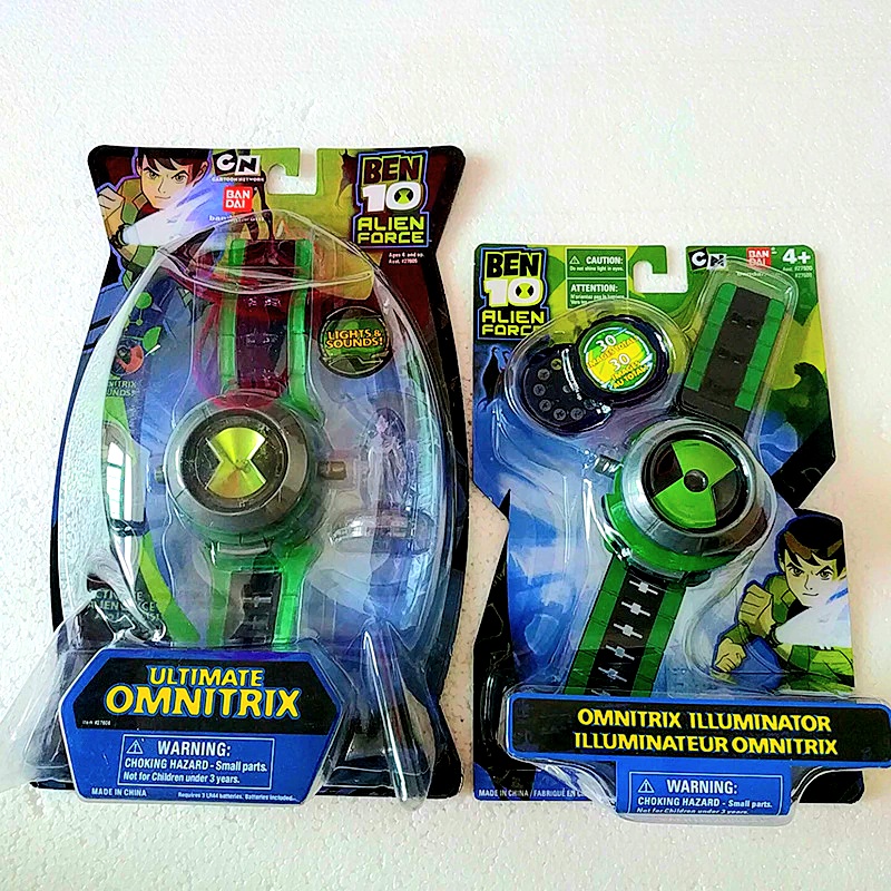 Đồng hồ ben 10 ten omnitrix có mô hình chính hãng bandai cho trẻ