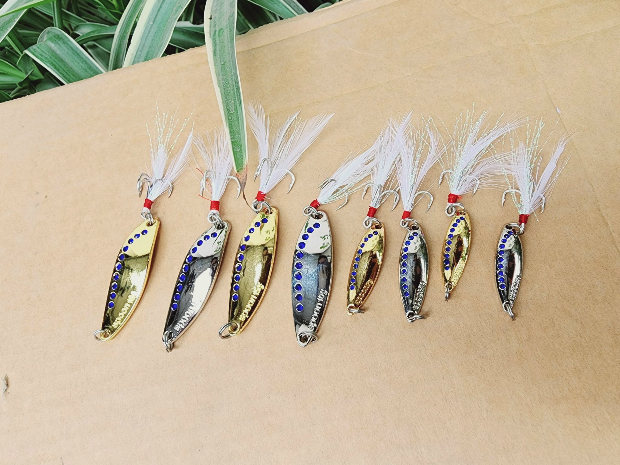 Mồi Câu Lure Thìa Lượn Spoon chuyên câu cá suối, cá mương, câu lure