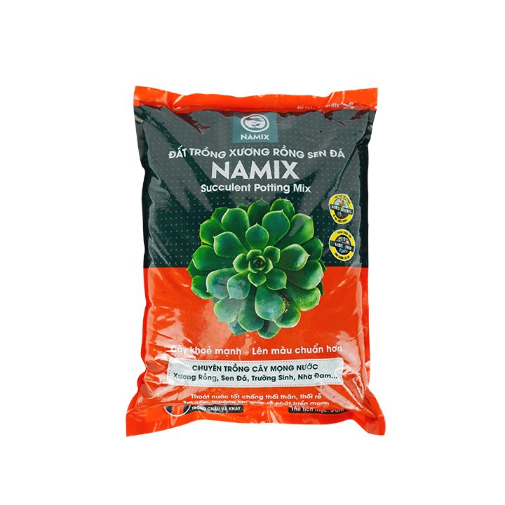 Đất trồng sen đá, xương rồng namix thể tích 5dm3