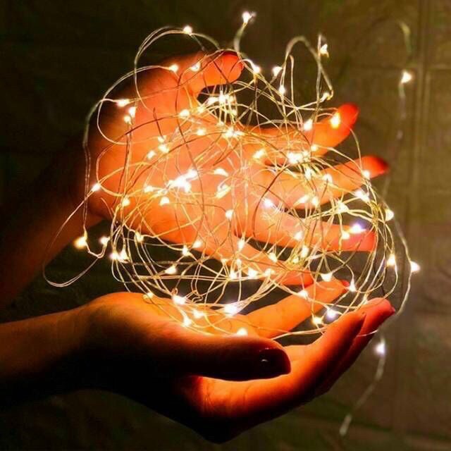 Đèn Led đom đóm 3m kèm pin trang trí siêu đẹp