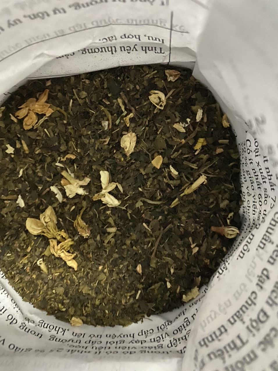 Trà ướp lài - trà cám lài 1kg pha trà đá, trà chanh, tắc, trà trái cây 100% hương lài tự nhiên