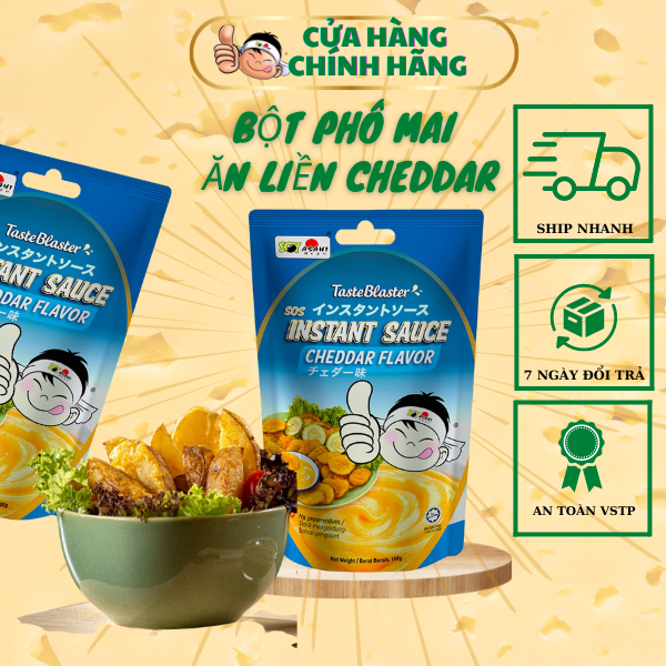 Bột phô mai ăn liền Cheddar cao cấp - Soy Asahi - Free ship