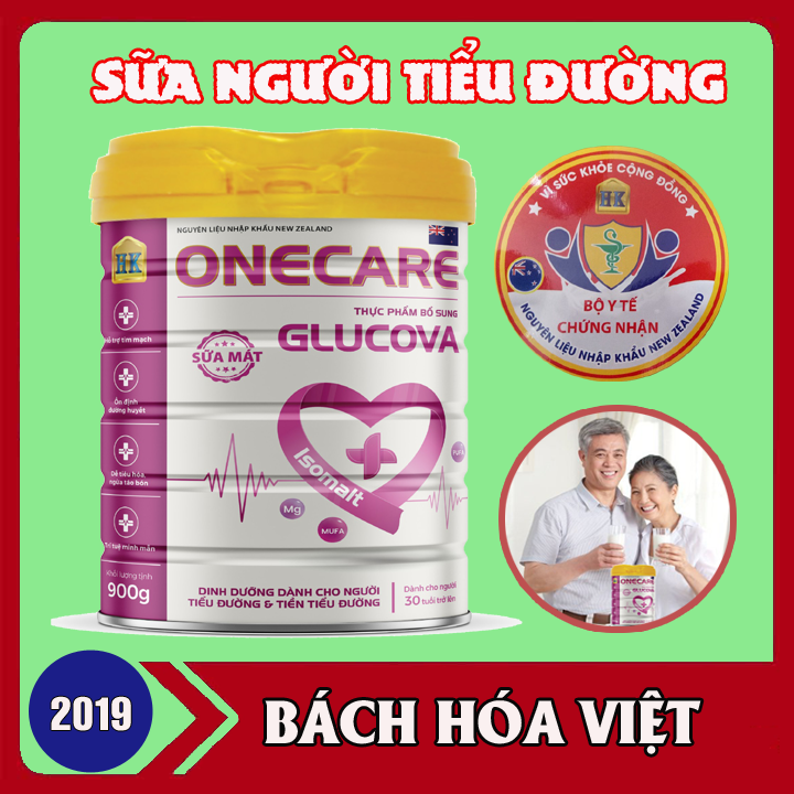 Sữa tiểu đường Onecare Glucova 900g – Dành Cho Người Tiểu Đường