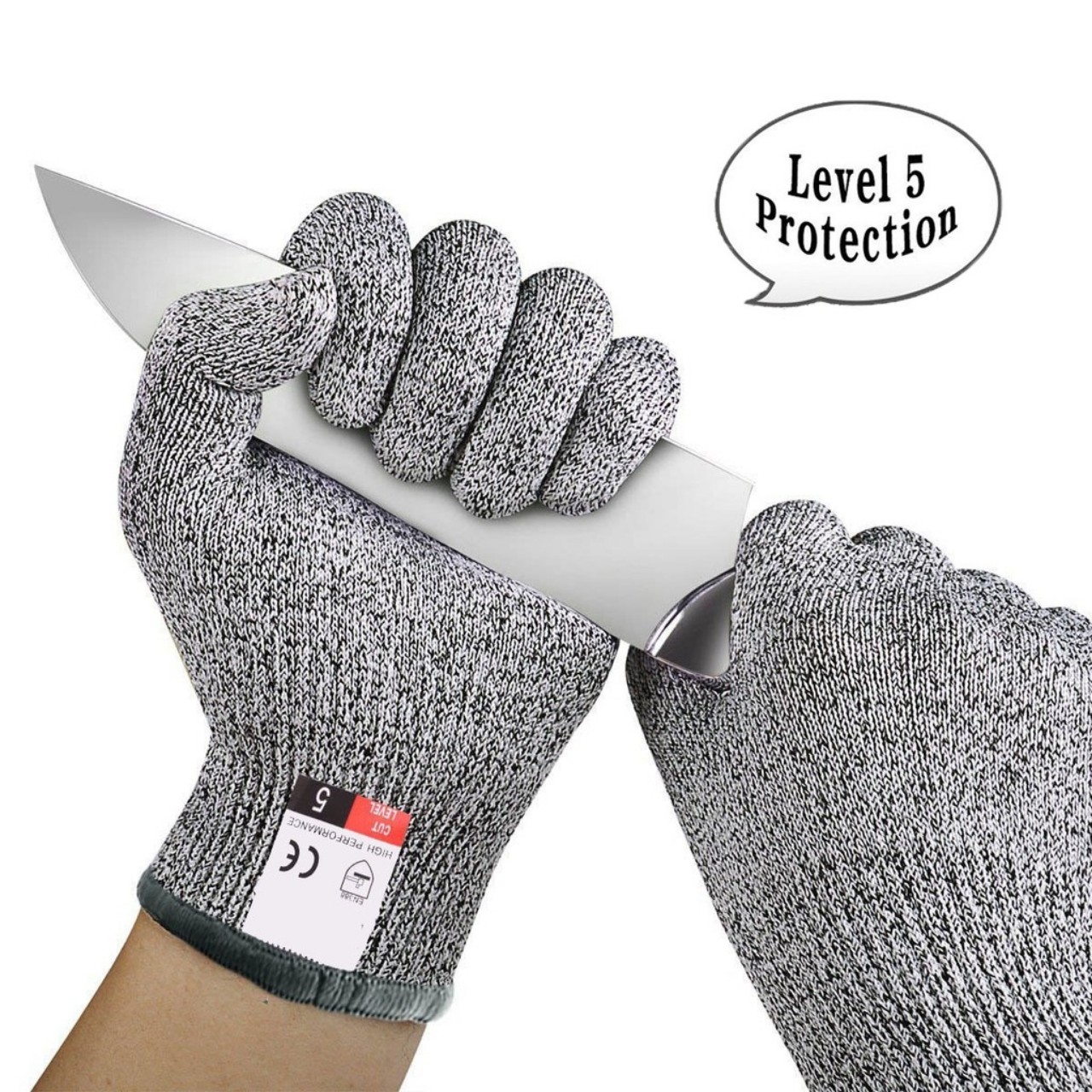Găng Tay Chống Cắt Thực Phẩm Lớp Bảo Vệ An Toàn Nhà Bếp Cắt Găng Tay Chống Cho Oyster Shucking Làm Vườn Cá Vườn Fillet Chế Biến