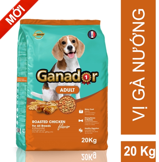 Thức ăn cho chó trưởng thành Ganador vị gà nướng Adult Roasted Chicken Flavor 20kg