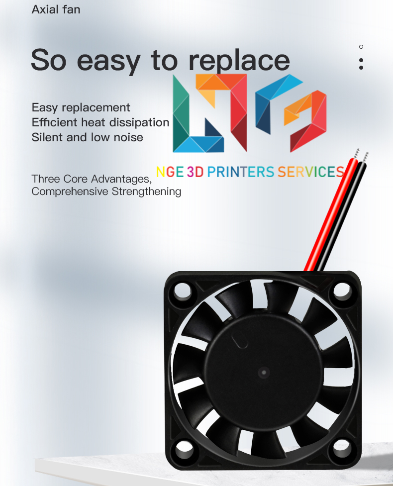 Quạt làm mát 4010 axial fan 24v cho máy in 3d