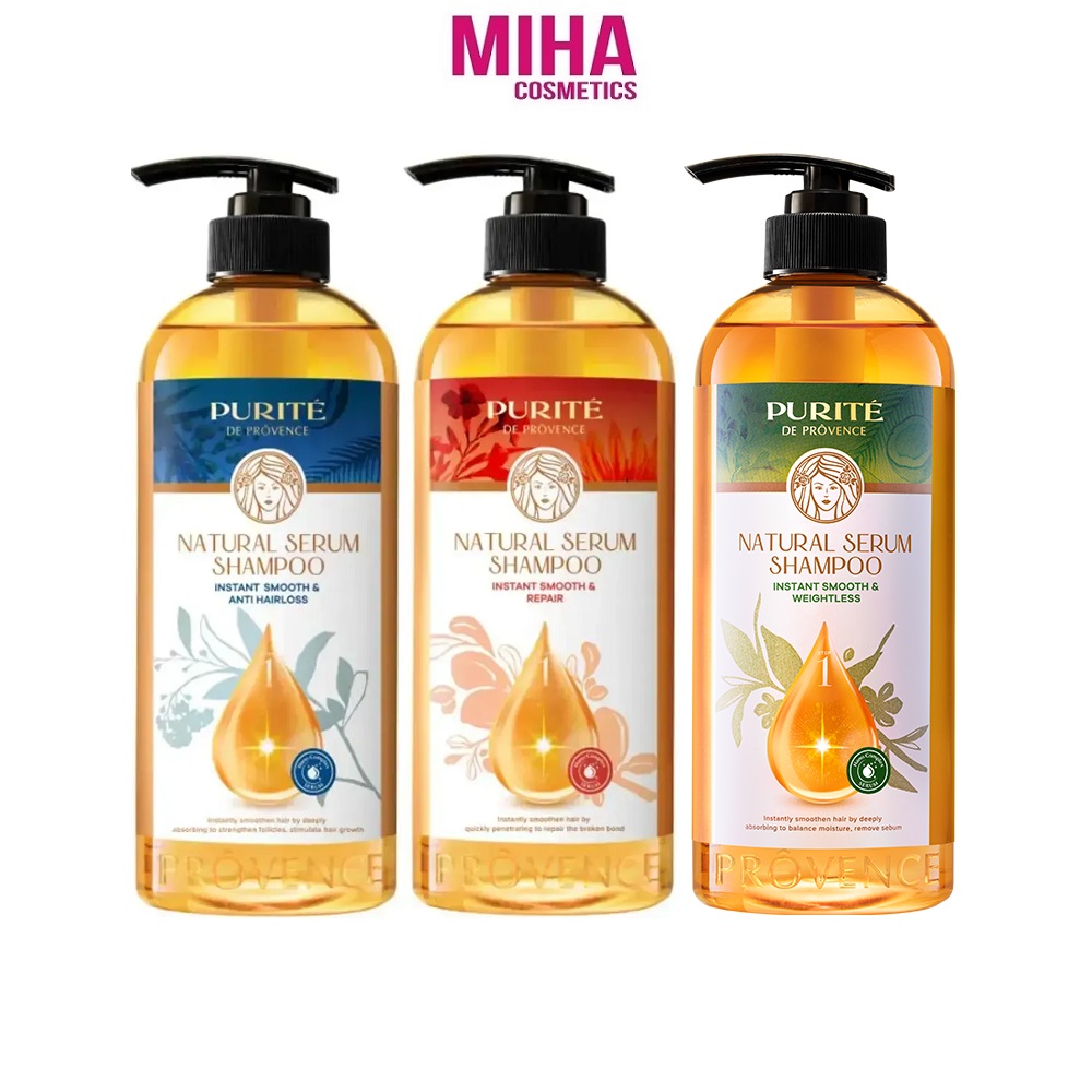 Dầu Gội Thiên Nhiên Purite De Provence Serum 620ml