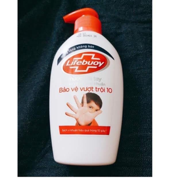Nước rửa tay Lifebuoy bảo vệ vượt trội 10, chai nhỏ 120g, màu bất kỳ