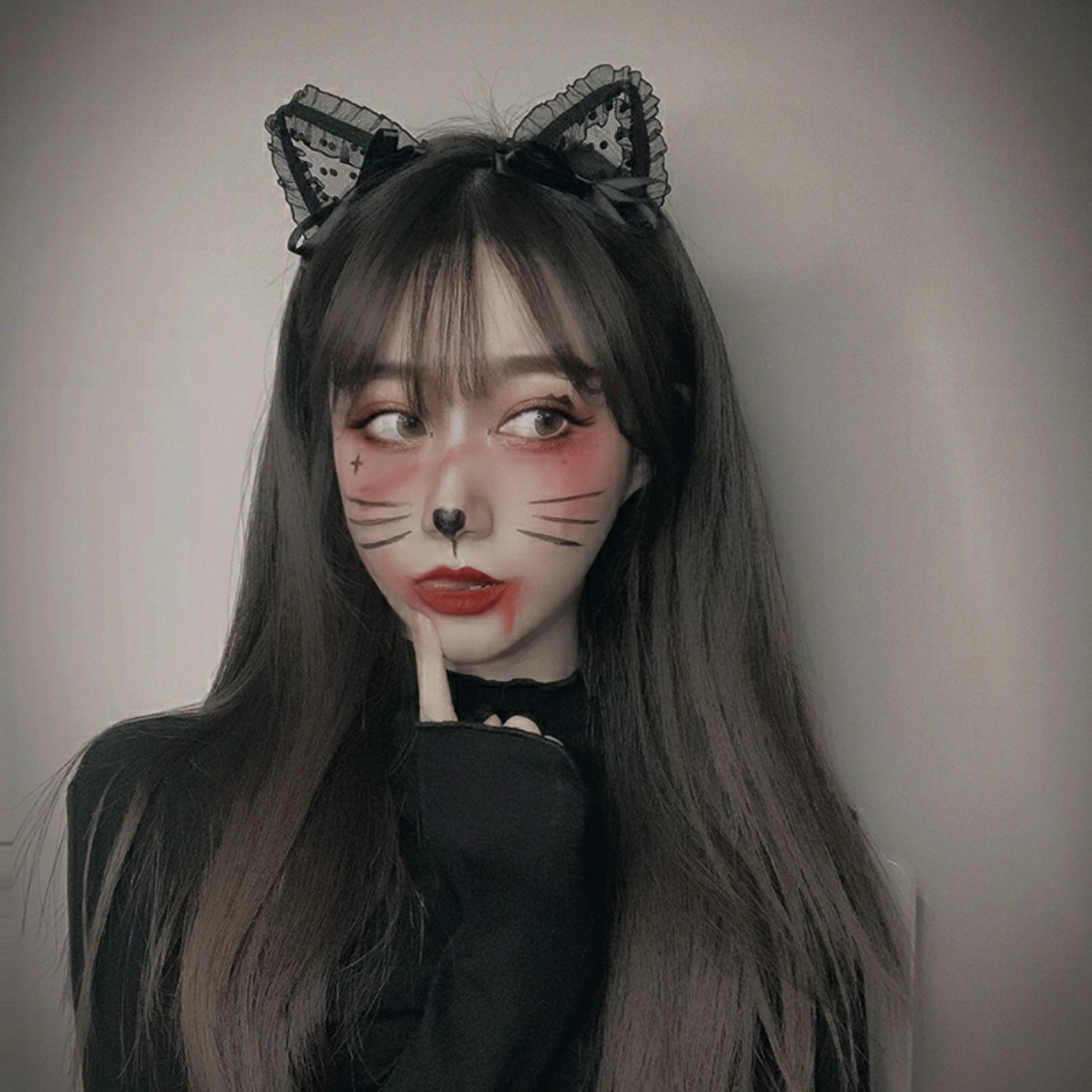 [HCM]Cài tóc cài ren mèo tinh quái cho bạn gái tiểu thư cao cấp